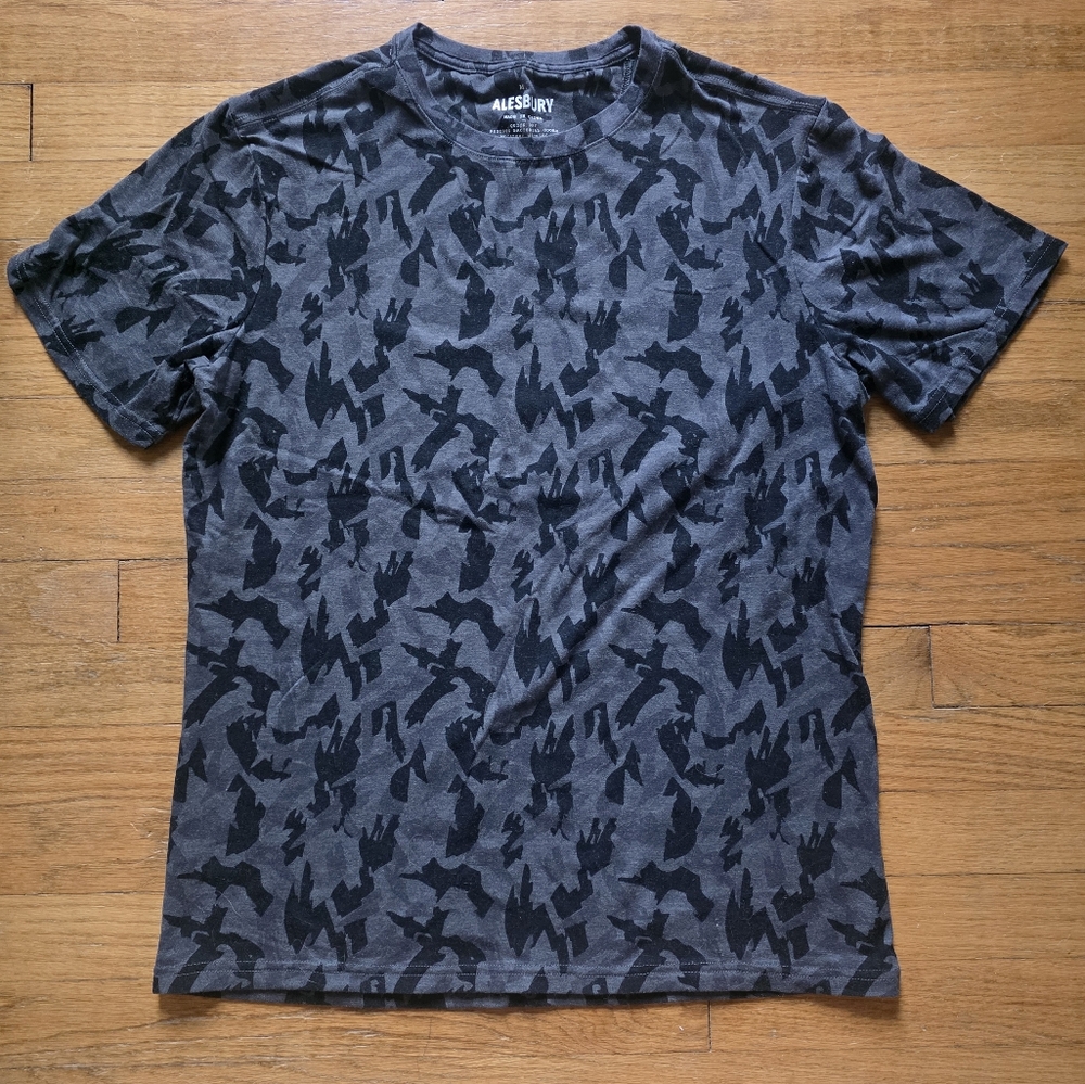 Men's Gray Camouflage T-Shirt